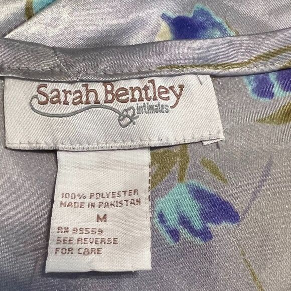 Sarah Bentley (Vintage) Intimates Floral Slip Night Gown Size Medium - Picture 5 of 6